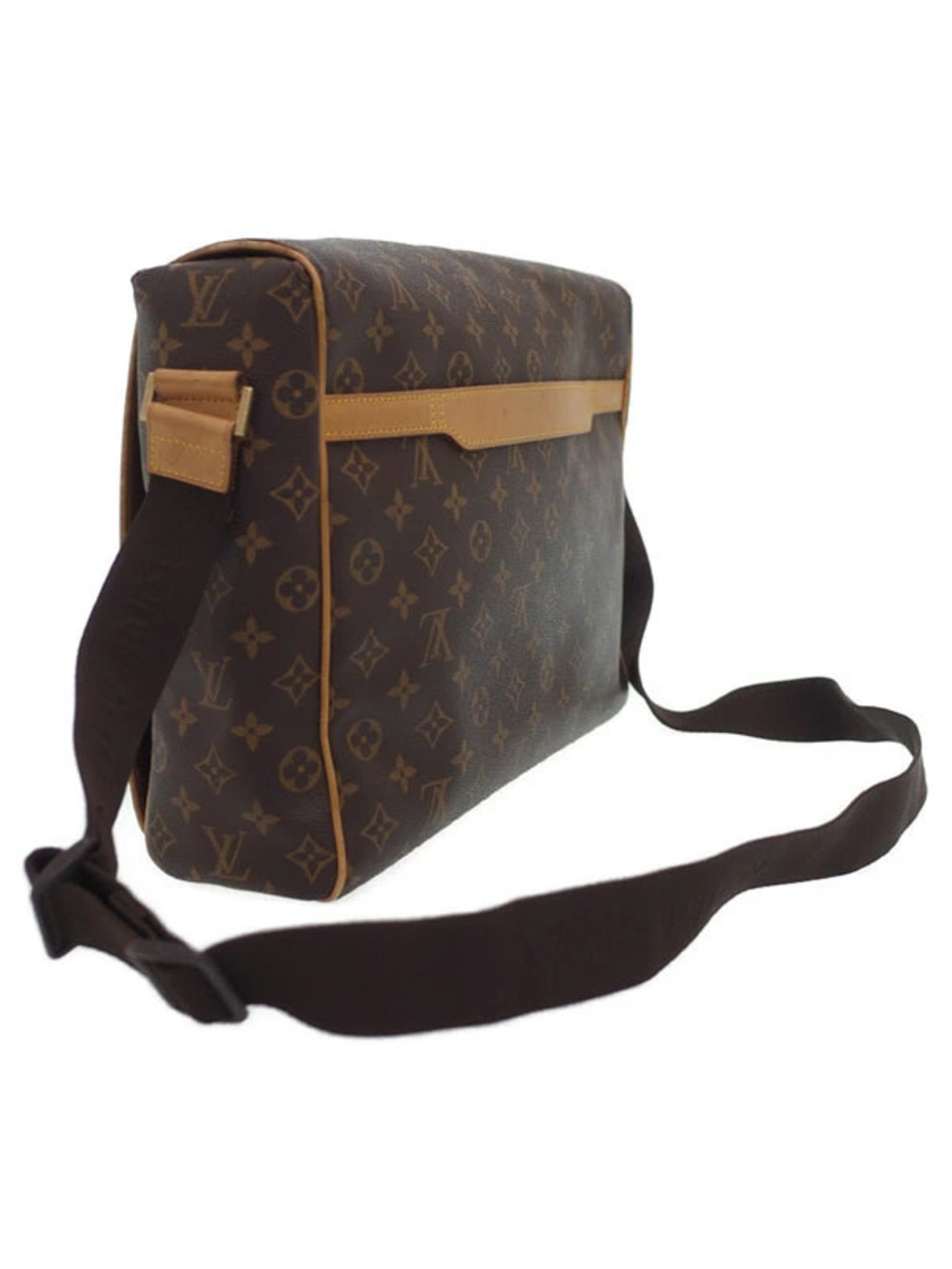 Louis Vuitton Abbesses Monogram Shoulder Bag Brown